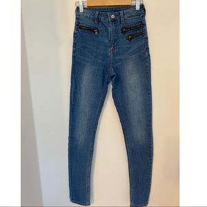 H&M skinny blue jeans